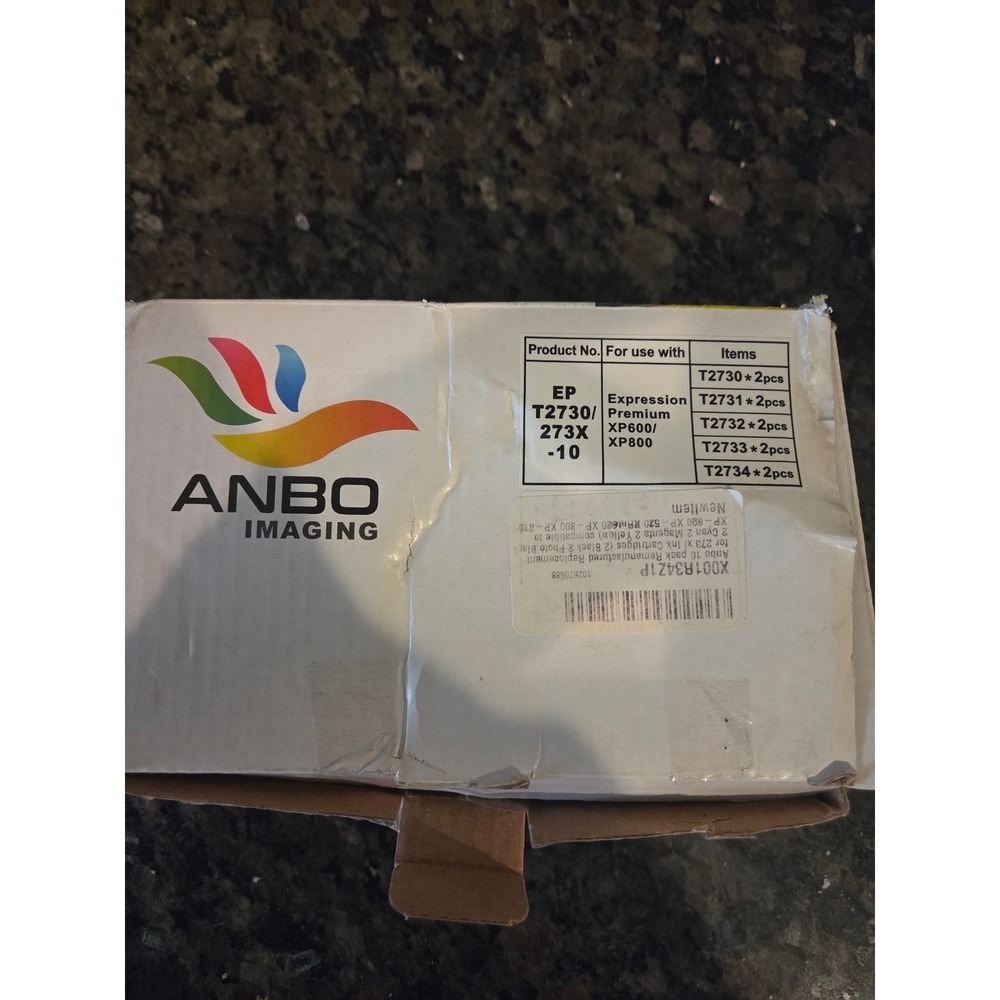 Anbo Imaging 10 Pack 273XL Ink Cartridges for Expression Premium XP600 XP800